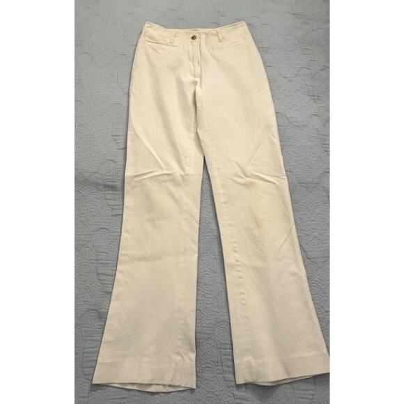 ALBERTO BIANI Pants - 90s Alberto Biani White Tailored Pants Italy 40 Trousers Minimal Quiet Luxury S